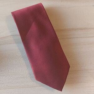 Jonathan David Red Tone on Tone Textured Stripes Men's Tie